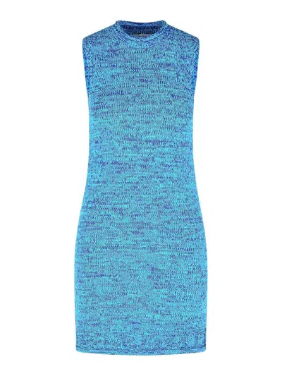 JW ANDERSON VESTIDO MIDI - AZUL