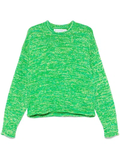 Jw Anderson Tie-dye Sweater In Green