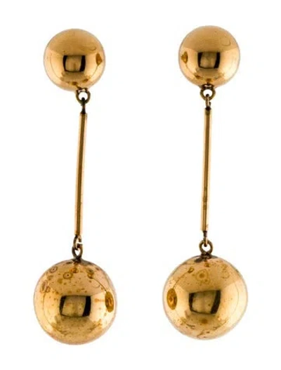 Pre-owned Jw Anderson Sphere Drop Earrings In Multi