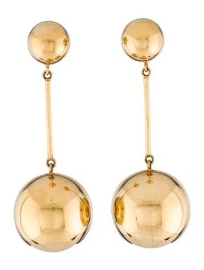 Pre-owned Jw Anderson Sphere Drop Earrings In Multi