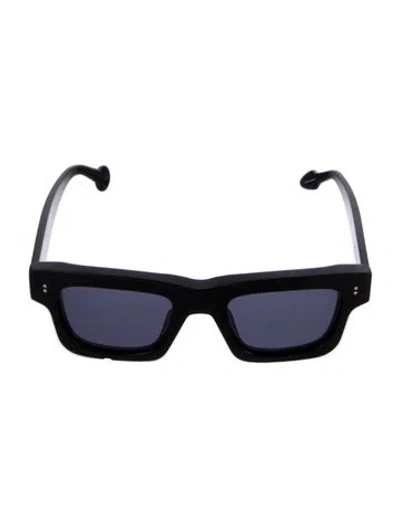 Pre-owned Jw Anderson Square Tinted Sunglasses In Black
