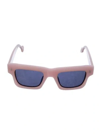 Pre-owned Jw Anderson Square Tinted Sunglasses In Pink
