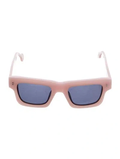 Pre-owned Jw Anderson Square Tinted Sunglasses In Pink