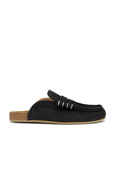 Jw Anderson Stitch Loafer In Black