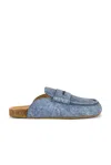 Jw Anderson Stitch Loafer In Blue