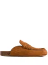 Jw Anderson Stitch Loafers In Brown