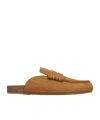 Jw Anderson Stitch Mules In Brown