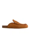 Jw Anderson Stitch Loafers In Brown