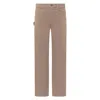 Jw Anderson Straight Leg Corduroy Trousers In Brown