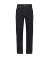 Jw Anderson Mid-rise Straight-leg Jeans In Black