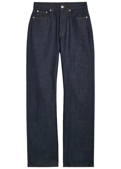 Jw Anderson Straight-leg Jeans In Blue