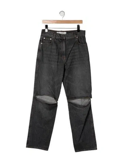 Pre-owned Jw Anderson Straight Leg Pants In Grey