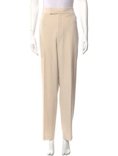 Pre-owned Jw Anderson Straight Leg Pants In Neutral