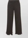 Jw Anderson Distressed Checked Pants