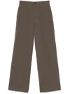 Jw Anderson Straight Trousers In Brown