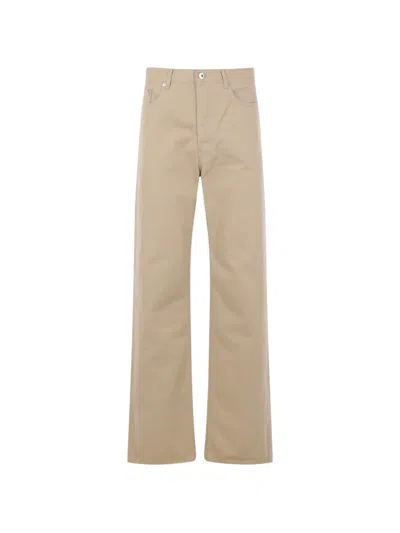 Jw Anderson Straight-leg Jeans In Neutral