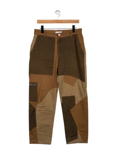 Pre-owned Jw Anderson Straight-leg Jeans In Brown