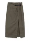 Jw Anderson Strap Detail Midi Skirt