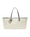 Jw Anderson J.w. Anderson Stretch Anchor Canvas Tote Bag In White