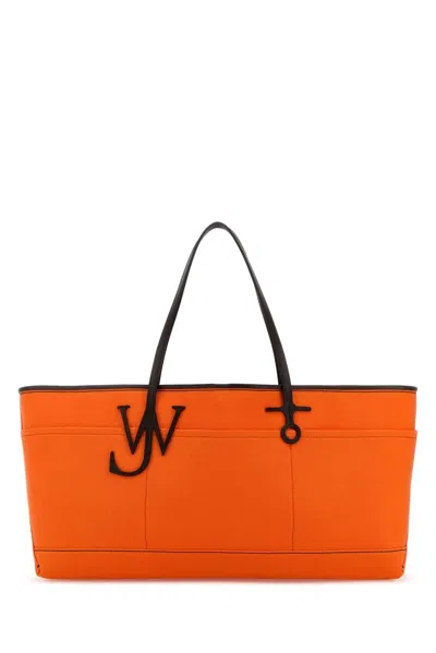 Jw Anderson Stretch Anchor Tote In Orange