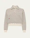 Jw Anderson J. W. Anderson Striped Cotton Polo Sweatshirt In Multi