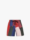 Jw Anderson Stripe' Printed Swim Shorts In Green