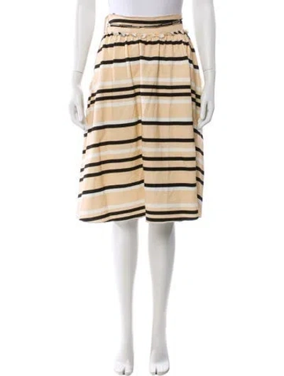 Pre-owned Jw Anderson Striped Knee-length Skirt