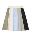 Jw Anderson Women's Panelled Scarf-knit Mini Skirt In Multicolor
