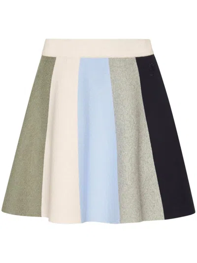 JW ANDERSON STRIPED MINI SKIRT