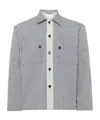 Jw Anderson Striped Pattern Front Pockets Long Sleeves Jacket In Multi