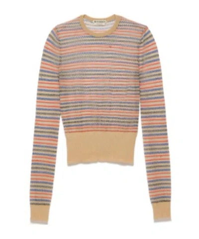 Jw Anderson Striped-pattern Sweater In Multi