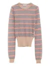 Jw Anderson Striped-pattern Sweater In Multi