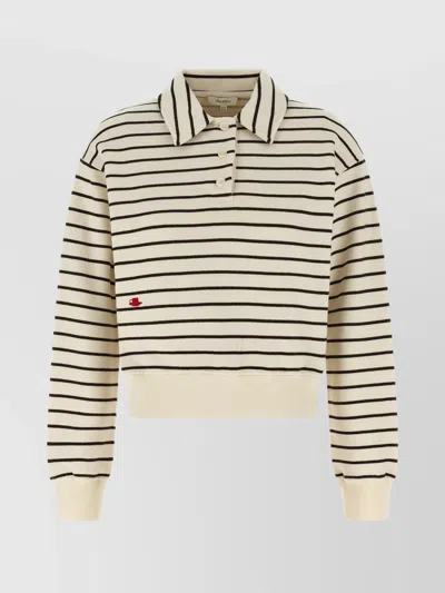 JW ANDERSON STRIPED RIBBED KNITWEAR SWEATER