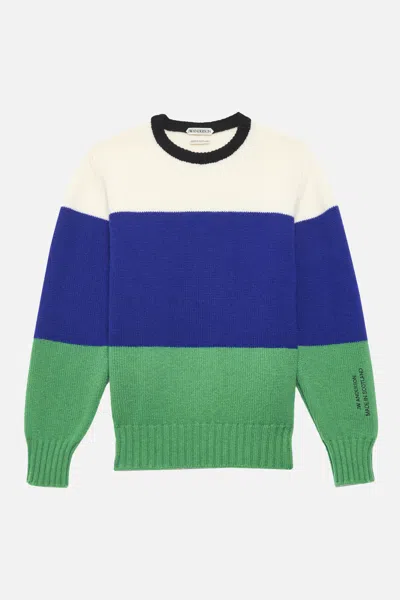 Jw Anderson Striped Sweatshirt In Multi