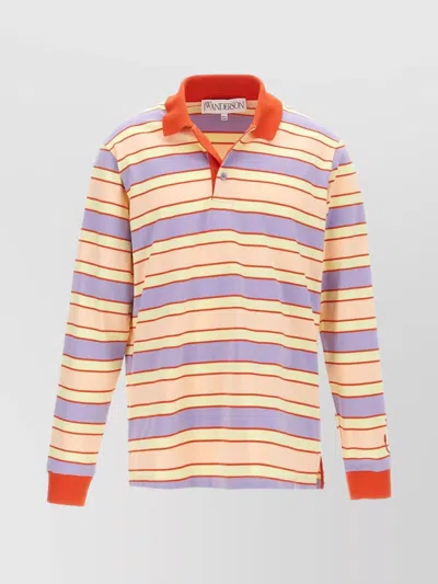 JW ANDERSON STRIPED TRIM POLO SHIRT