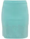 Jw Anderson Studded Mini Skirt In Blau