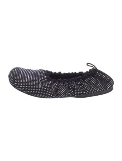 Pre-owned Jw Anderson Suede Ballet Flats In Blue