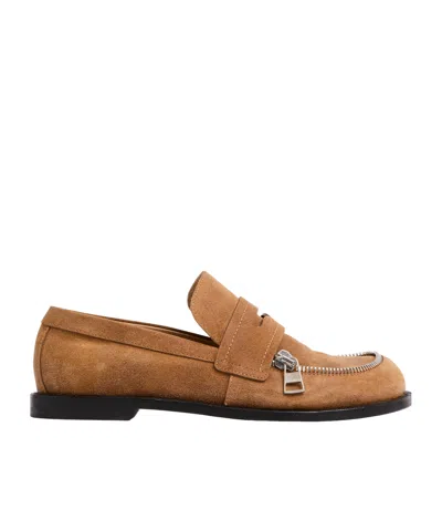 JW ANDERSON SUEDE BIKER MOCCASIN