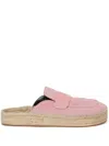 Jw Anderson 20mm Suede Espadrilles In Pink
