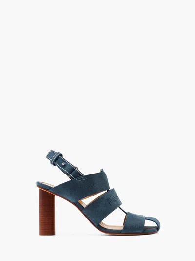 JW ANDERSON SUEDE HEELED FISHERMAN SANDALS