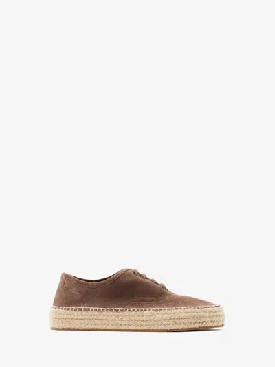 Jw Anderson Loafers In Espadrille-optik In Brown