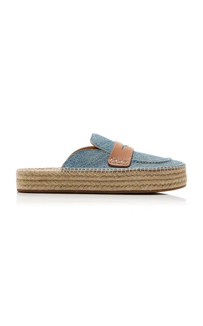 JW ANDERSON SUEDE LOAFER ESPADRILLAS