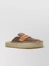 Jw Anderson Brown Slip On Espadrilles In Neutral