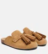 Jw Anderson Suede Mules In Brown