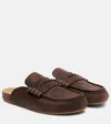 Jw Anderson Round Toe Mules In Brown