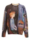 Jw Anderson Multicolor Computer Print Sweater In Multi