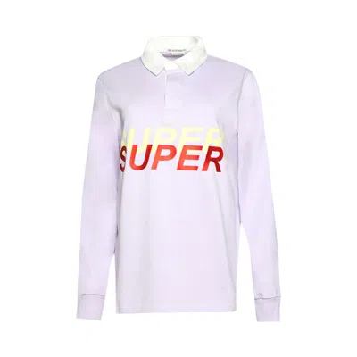 Pre-owned Jw Anderson Super Rugby Polo 'purple' | Women's Size M