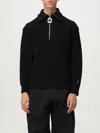 Jw Anderson Half Zipper Shirt In Black