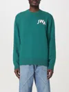 Jw Anderson Jwa Crew Neck Sweater In Green