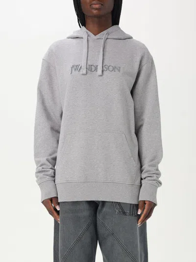 JW ANDERSON SWEATSHIRT JW ANDERSON WOMAN COLOR GREY,G60638020